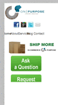 Mobile Screenshot of onpurposecontent.com